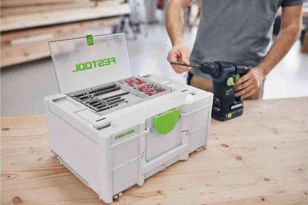 Festool sys3 df m 137 valigetta systainer con coperchio trasparente 577346 - dettaglio 3