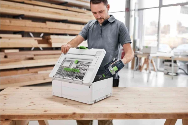 Festool sys3 df m 137 valigetta systainer con coperchio trasparente 577346 - dettaglio 6