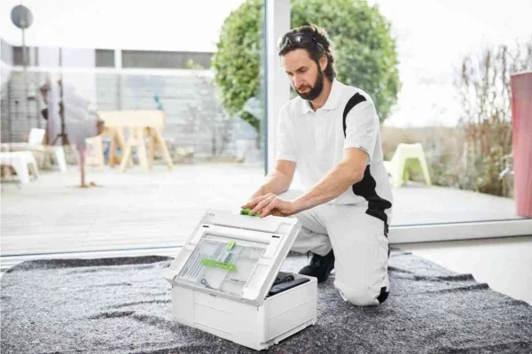 Festool sys3 df m 137 valigetta systainer con coperchio trasparente 577346 - dettaglio 8