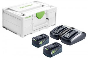 Festool Set Energia 18 V SYS 18V 2x5,2/TCL 6 DUO - 577075