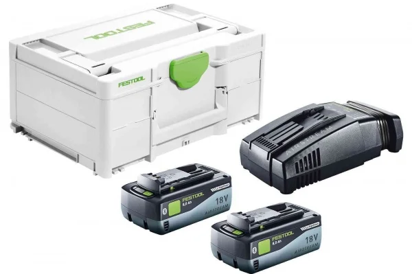 Festool Set Energia 18 V SYS 18V 2x8,0/SCA16