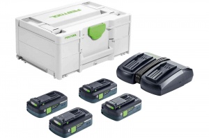 Festool Set Energia 18 V SYS 18V 4x4,0/TCL 6 DUO - 577104