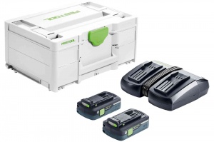 Festool Set Energia 18 V SYS 18V 2x4,0/TCL 6 DUO - 577109