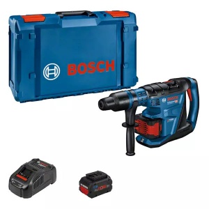 Bosch gbh 18v-40 c tassellatore sds-max brushless 18 v con due batterie 0611917102 - dettaglio 1