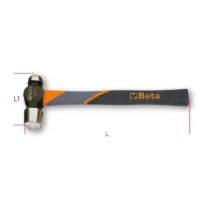 Beta 1377t martello con testa tonda e penna sferica 450 g 013770545 - dettaglio 1