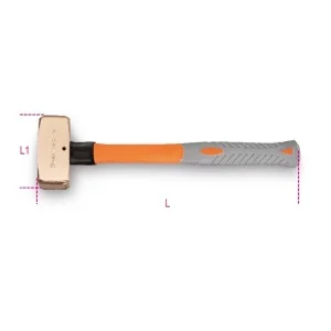 Beta 1380ba/pl 2000 mazzetta antiscintilla manico in fibra 2000 g 013800970 - dettaglio 1