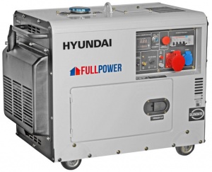 Hyundai generatore silenziato full power a diesel 6,0 kw - dettaglio 1