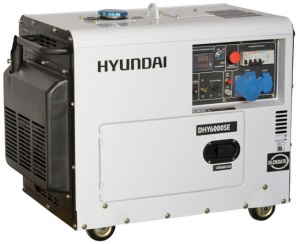 Hyundai dhy6000se generatore a diesel silenziato 5,3 kw 418 cc - dettaglio 1
