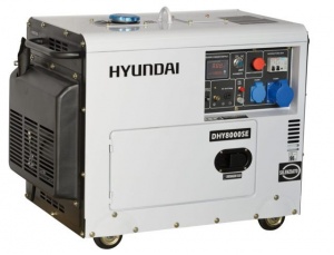 Hyundai dhy8000se generatore a diesel silenziato 6,3 kw 456 cc - dettaglio 1