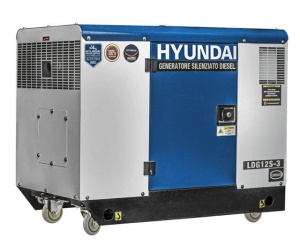 Hyundai lgd12s-3 generatore silenziato full power a diesel 11,0 kw - dettaglio 1