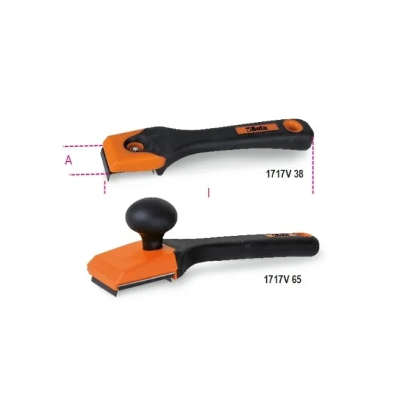 Beta 1717v 65 raschietto per vernici 65 mm 1717v 65 - dettaglio 2
