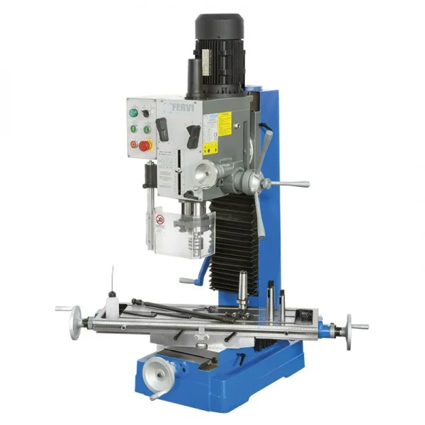 Fervi t044/400v trapano fresa da banco 400 v ad ingranaggi - dettaglio 1