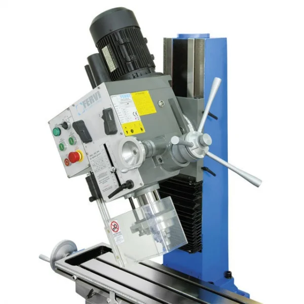 Fervi t044/400v trapano fresa da banco 400 v ad ingranaggi - dettaglio 3