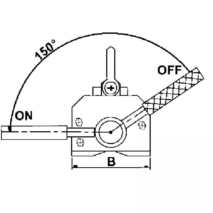 Calamita Officina VEVOR Sollevatore Magnetico, Capienza Stimata 600 Kg Magnete Di Sollevamento Per Carichi Pesanti Magneti Telescopici - Foto 12