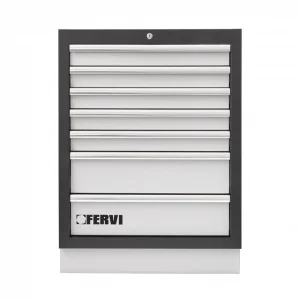 Fervi a007/17 cassettiera fissa con 7 cassetti - dettaglio 1