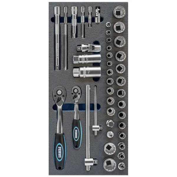 Fervi tm01/025 termoformato morbido con assortimento 42 pz. tm01/025 - dettaglio 1