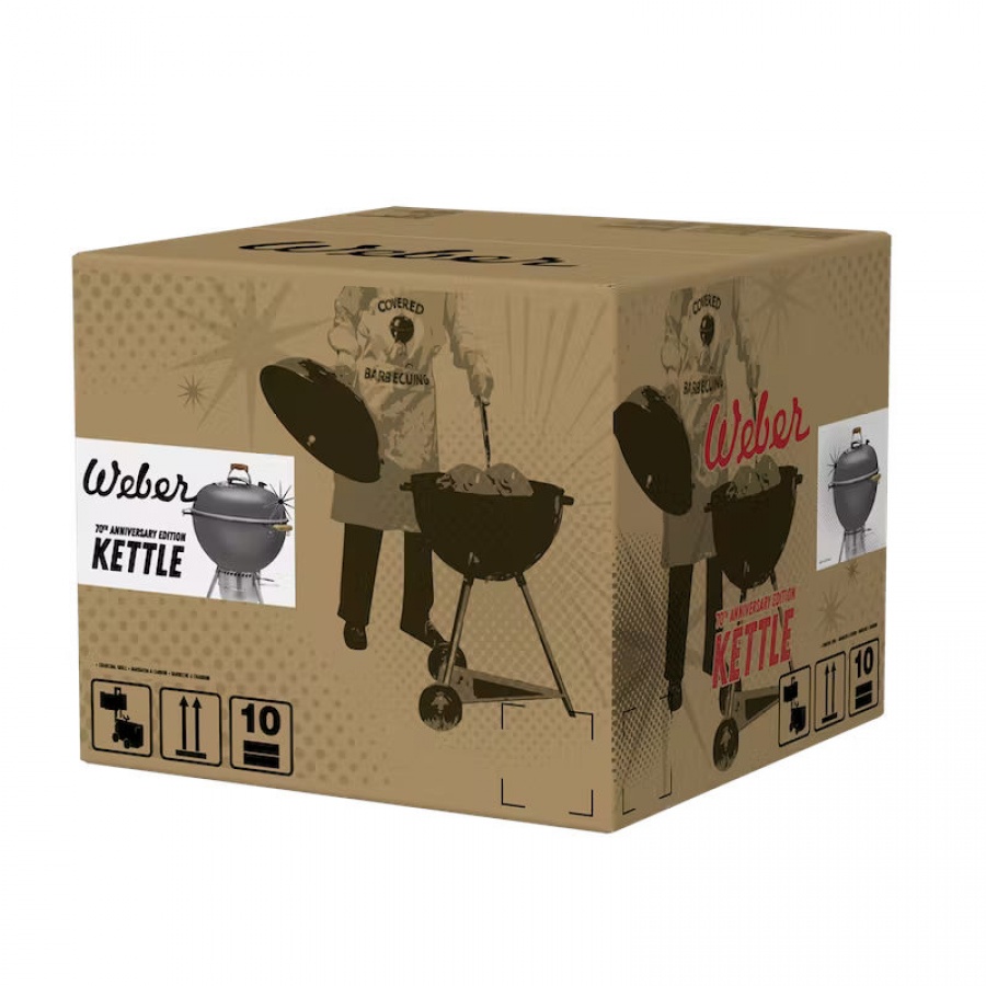 Weber Kettle edizione 70° Anniversario barbecue a carbone - 19521004