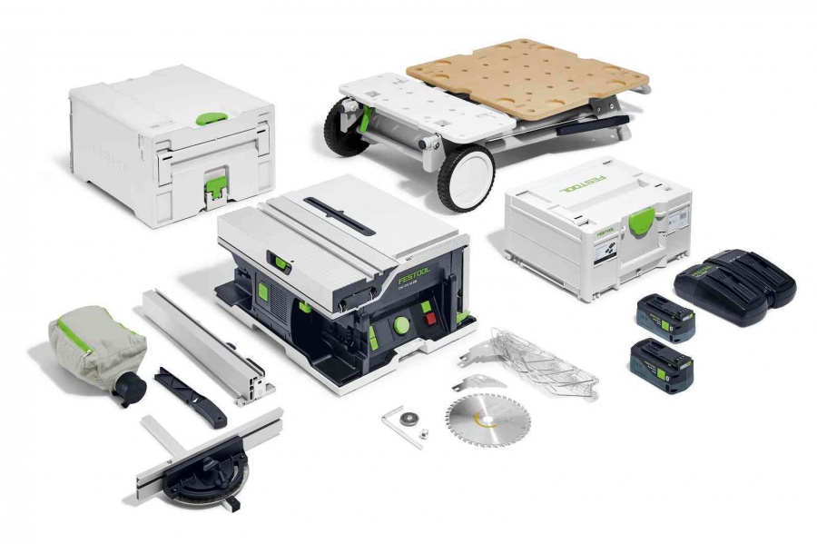 Festool csc sys 50 ebi-set sega circolare da banco a batteria 18 v con carrello 577379 - dettaglio 1