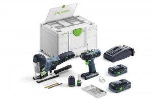 Festool T 18+3/PSC 420 HPC I-Set Kit elettroutensili da montaggio a batteria 18 V - 577630