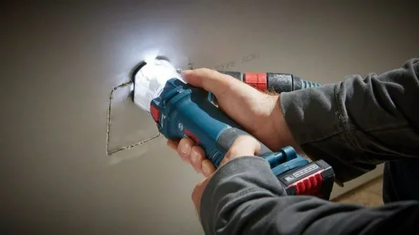 Bosch gcu 18v-30 professional utensile rotativo per taglio cartongesso 18 v senza batteria 06019k8000 - dettaglio 4