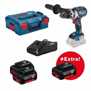 Bosch gsb 18v-110 c + gba + gal professional trapano a percussione 18 v con tre batterie 0615990l87 - dettaglio 1