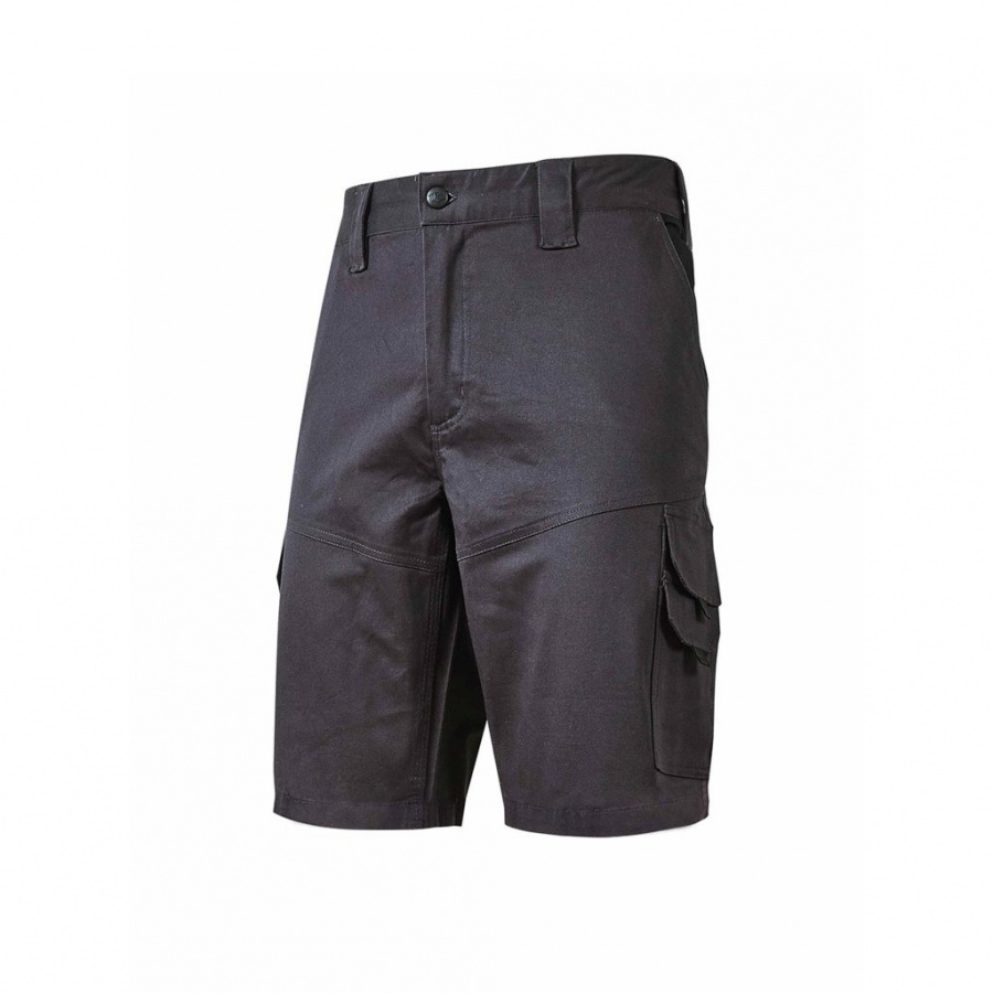 Pantaloncini neri da uomo con logo Scrambler Ducati X Shorts