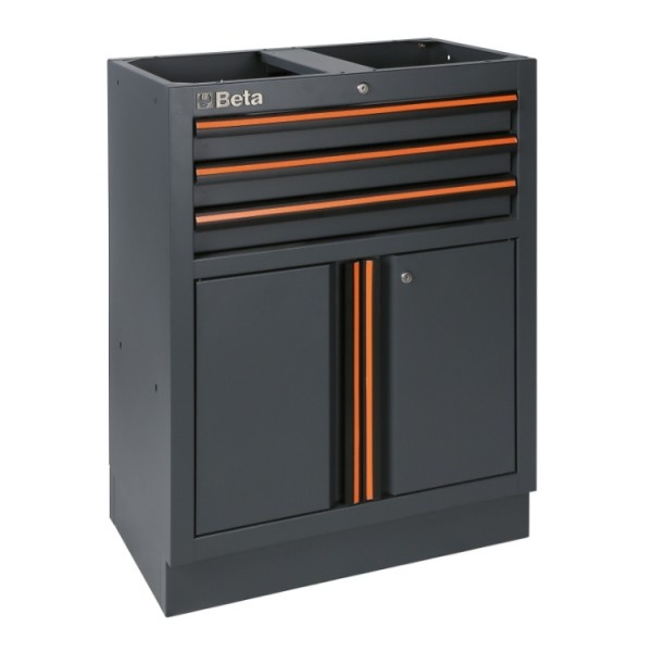 Beta c45pro 2.0 m3a modulo fisso con 3 cassetti e 2 ante - dettaglio 1