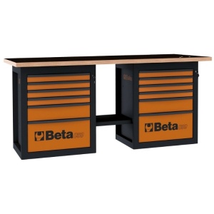Beta c59b banco da lavoro endurance con doppia cassettiera - dettaglio 1