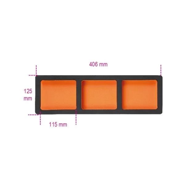 Beta vpm7 termoformato morbido in eva con 3 vaschette 088870356 - dettaglio 1