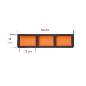 Beta vpm7c termoformato morbido in eva con 3 vaschette 088870360 - dettaglio 1