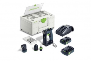 Festool cxs 18 c 3,0-set trapano avvitatore brushless a batteria 18 v con accessori 576884 - dettaglio 1