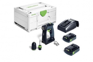 Festool cxs 18 c 3,0-plus trapano avvitatore brushless a batteria 18 v 576883 - dettaglio 1