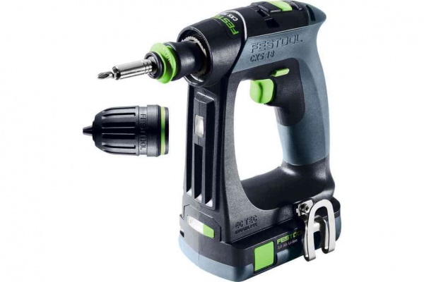Festool cxs 18 c 3,0-plus trapano avvitatore brushless a batteria 18 v 576883 - dettaglio 2