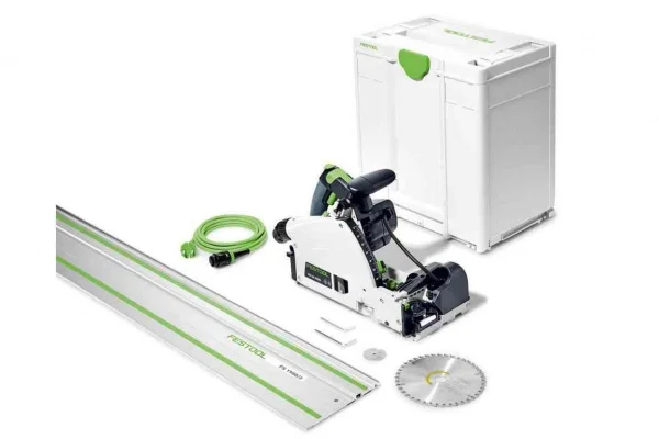 Festool TSV 60 KEBQ-Plus-FS Sega ad affondamento con incisore 1500 W con binario