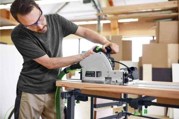Festool TSV 60 KEBQ-Plus-FS Sega ad affondamento con incisore 1500 W con binario - 577743