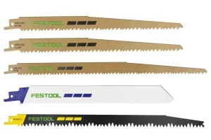 Festool rs-sort/5 set di lame per sega a gattuccio 5 pz. - dettaglio 1