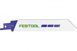 Festool hsr 150/1,6 bi/5 lama per sega a gattuccio 150 mm bimetallica 5 pz. - dettaglio 1