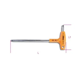 Beta 900t/44 chiave maschio cromata piegata 1/4" con impugnatura 009000860 - dettaglio 1