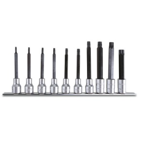 Beta 920tx-l/sb10 set chiavi a bussola 1/2" torx maschio lunghe 10 pz. 009200545 - dettaglio 1