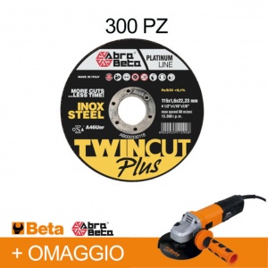 Abra beta ab000330301 dischi a46u da taglio 115 mm 300 pz. con smerigliatrice 1956 - dettaglio 1