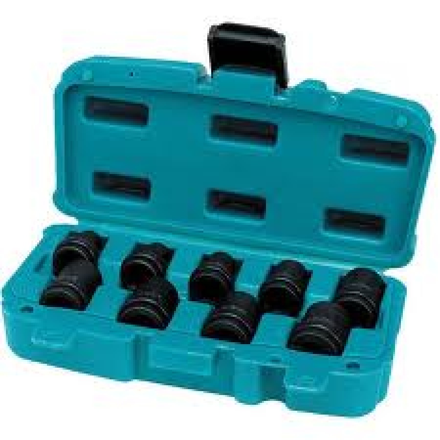 Набор ударных головок 1 для гайковерта. Makita 1.4 Socket Set. Головки ударные 1/2 для гайковерта Макита. Набор ударных Импакт головок 1/4 от Макита. Набор ударных головок Макита 3/4.