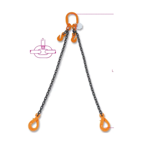 Robur 8097sl d10 pendente self-locking con accorciatore 2 bracci 4,25 t 080970251 - dettaglio 2