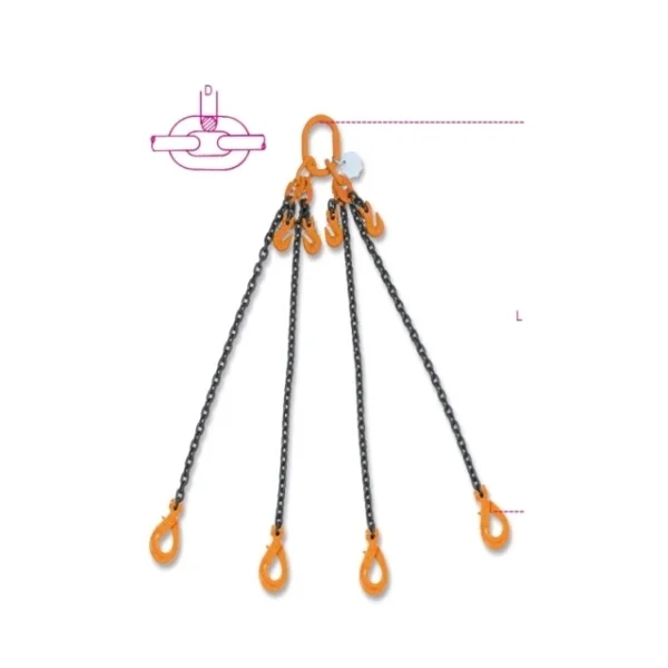 Robur 8098sl d7 pendente self-locking con accorciatore 4 bracci 3,15 t 080980221 - dettaglio 2