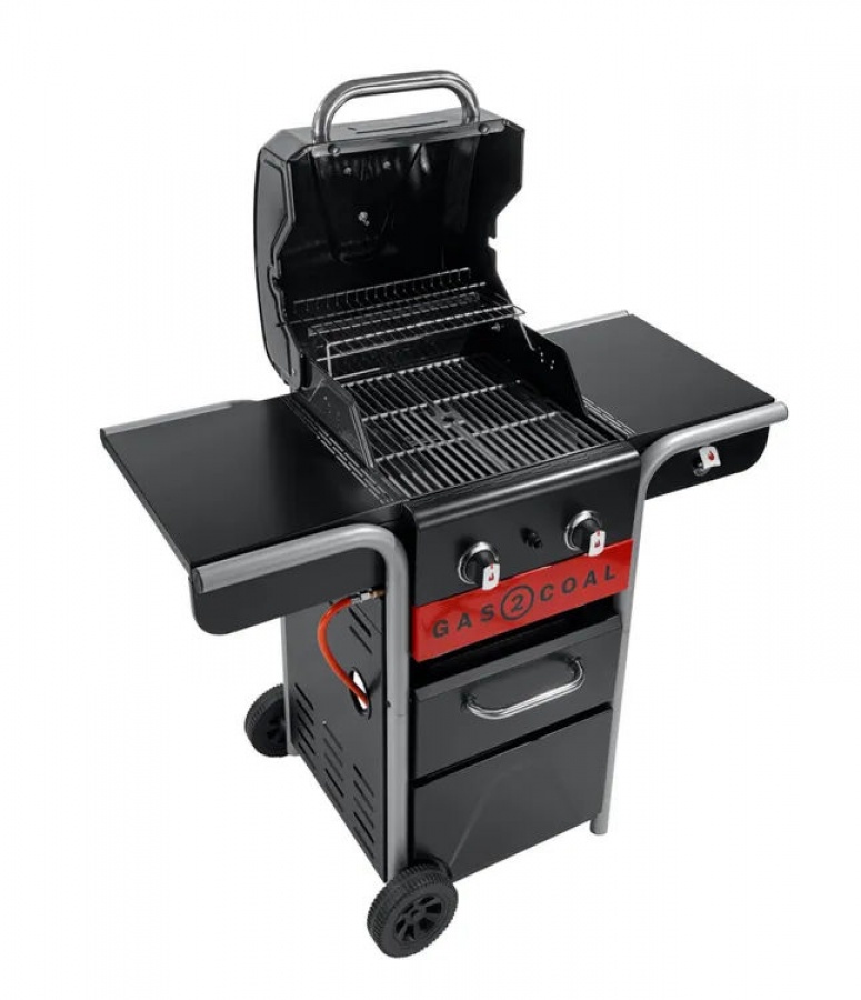 Char-broil gas2coal 2.0 2b barbecue ibrido a gas e carbone 140.924 - dettaglio 3