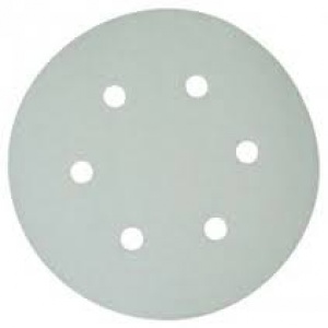 Disegno Disco abrasivo White 6 fori per levigatrice 150 mm - 50pz