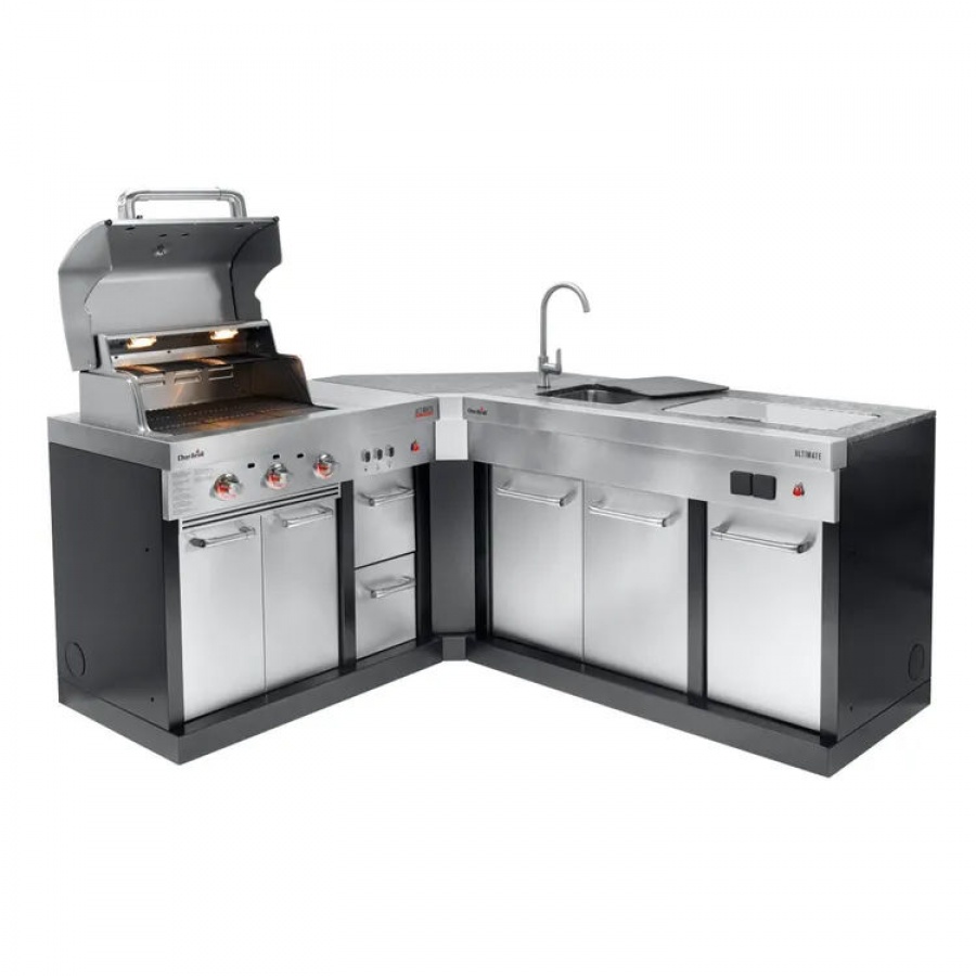 CharBroil Ultimate Grill 3 fuochi Barbecue modulare da esterni