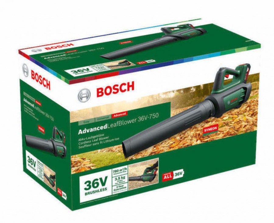 Bosch hobby advancedleafblower 36v-750 soffiatore brushless a batteria 36 v - dettaglio 4