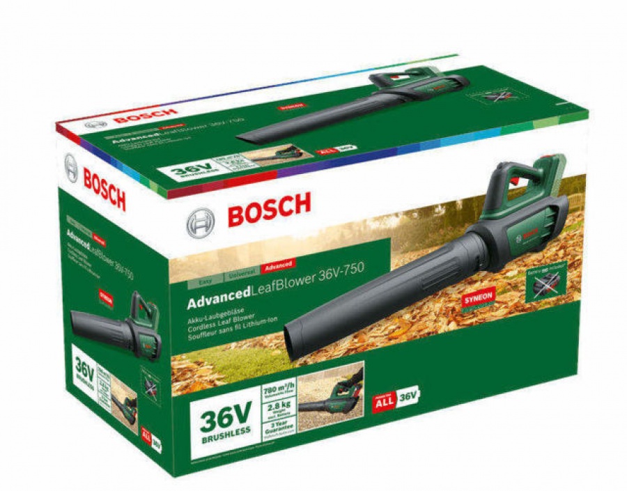 Bosch hobby advancedleafblower 36v-750 soffiatore brushless 36 v senza batteria - dettaglio 4
