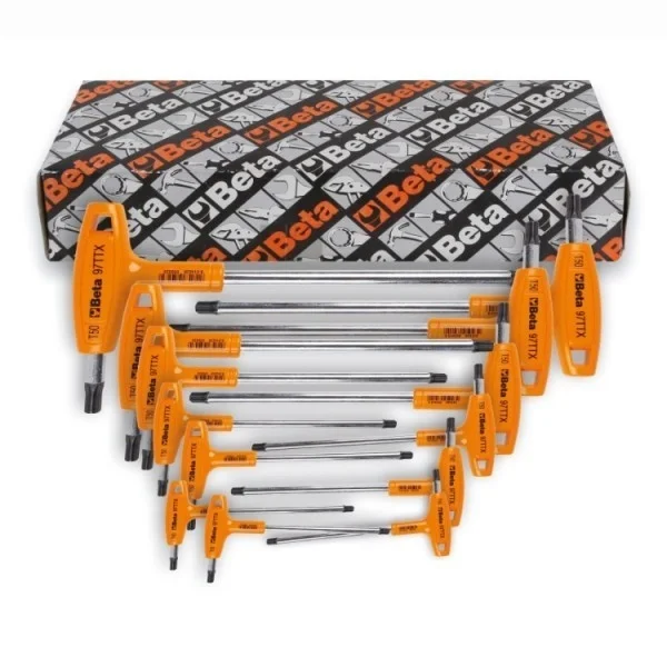 Beta 97ttx/s8 serie chiavi maschio torx con impugnatura 8 pz. 000970808 - dettaglio 1