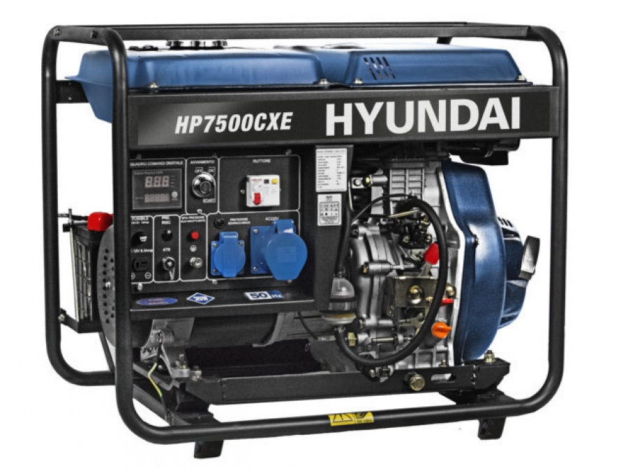 Hyundai 65221 generatore a diesel 4,5 kw monofase - dettaglio 1